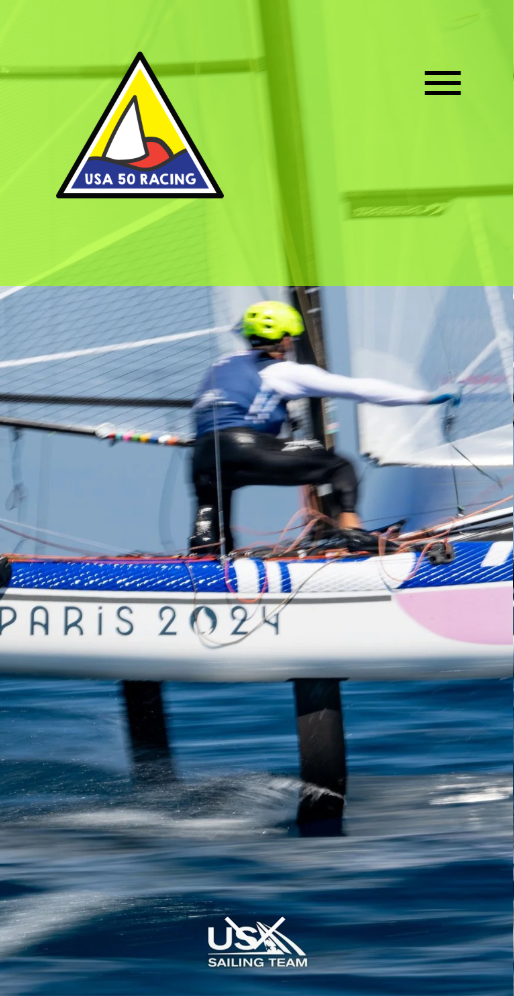 USA 50 Racing website preview